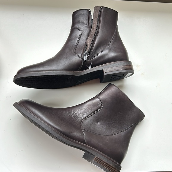 paul green brown leather ankle boots - Picture 5 of 12